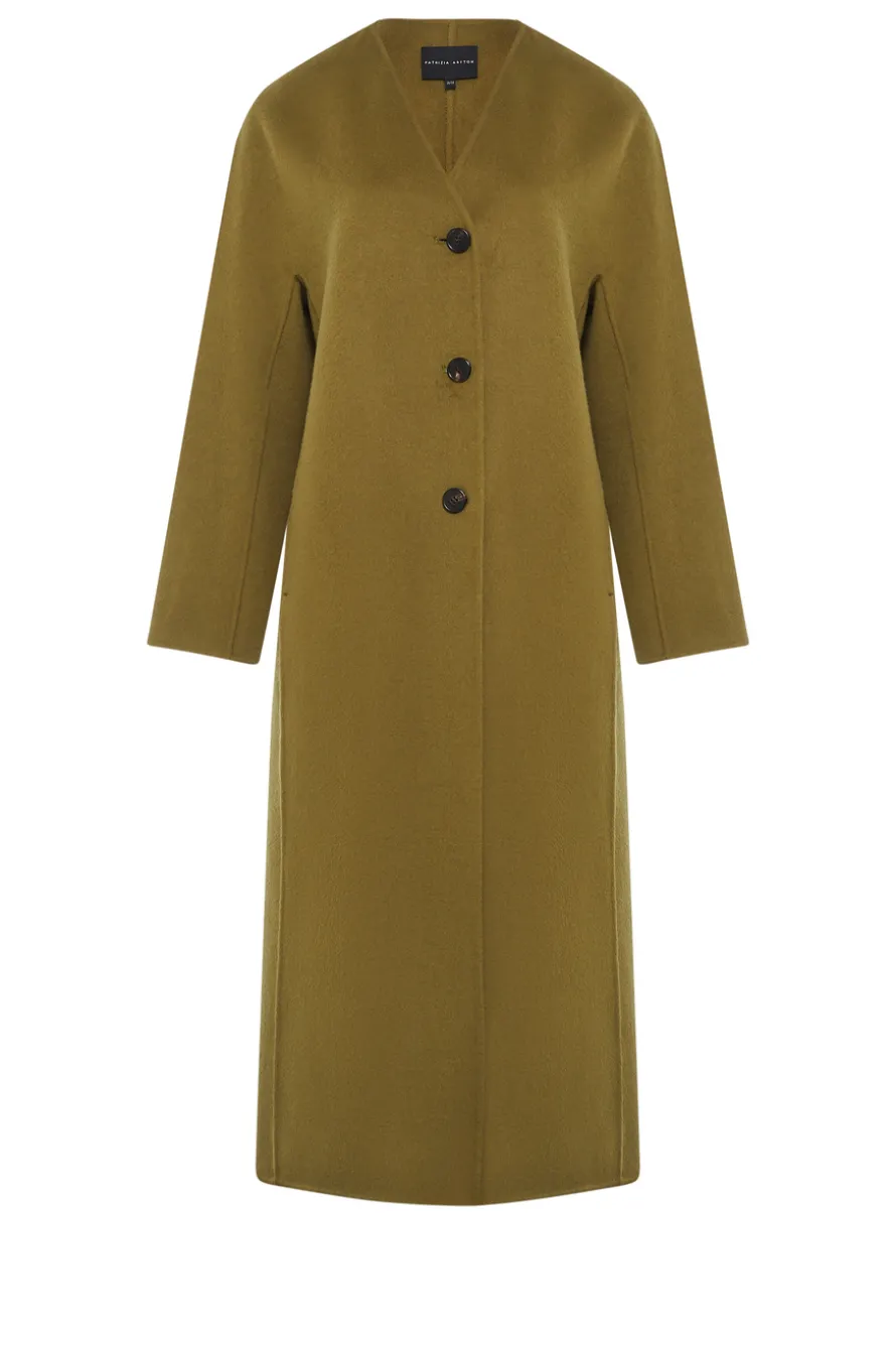 Płaszcz z jedwabiem doubleface